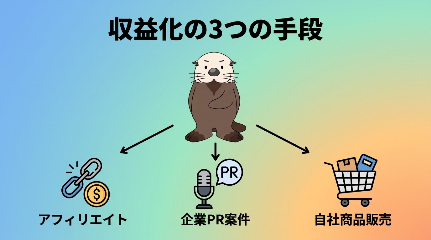 インスタで収益化する3つの手段