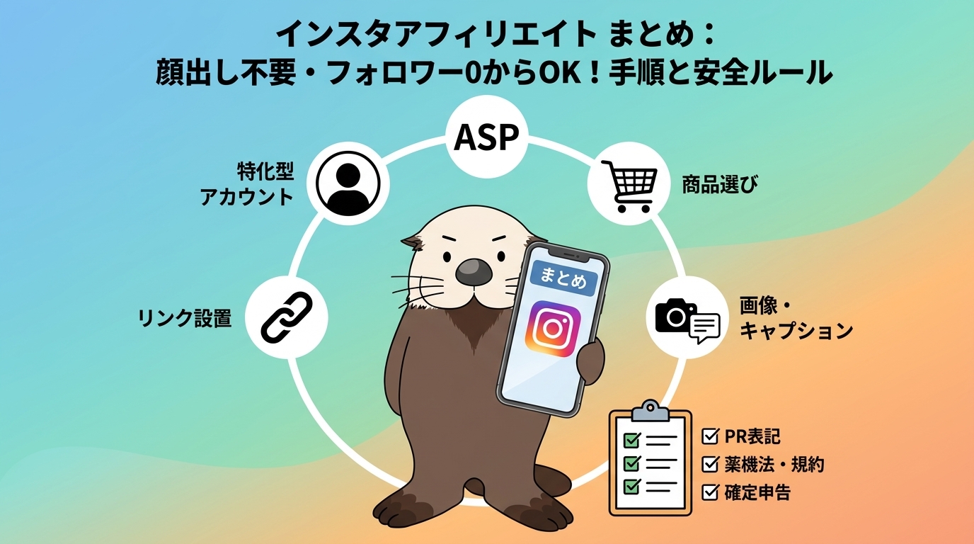 インスタアフィリエイトのやり方まとめ